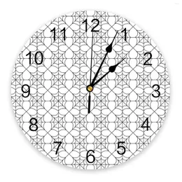 Wall Clocks Halloween Web Tile White Background Clock Dinning Restaurant Cafe Decor Round Silent Home Decoration