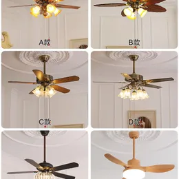 Kolye lambalar Retro tarzı ev kullanımı ve ticari oturma odası yemek frekansı dönüşüm elektrikli fan lambası