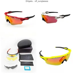 Utomhus Eyewear Sport Road Bike Solglasögon UV400 Män Kvinnor Cycling Glasögon 2023 Kör Fiske Goggles Bicycle Oculos Fietsbril DE3M