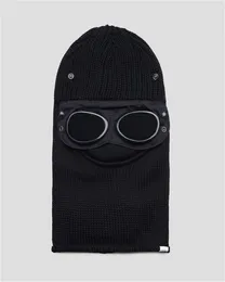 Hüte mit breiter Krempe Eimer 2023 Winterbrillenkappe CP Rib Stricklinse Beanie Skifahren winddichte warme Mütze für Männer und Frauen Beanies 230907