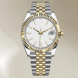 Relógio de luxo para homem relógios automáticos máquinas Relógio Banda de aço inoxidável 36mm 41 mm 31mm Relógio feminino Safira à prova d'água orologio De Luxe Mostrador branco Mostrador azul