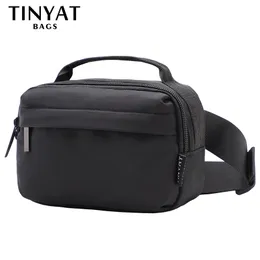 Taille Taschen Tinyat Männer Tasche Pack Telefon Geldbörse Geld Reise Große Frauen Gürteltasche Wasserdichte Schulter Schwarz Fanny Banana Bum 230906