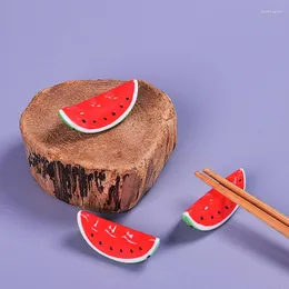 Pałeczki 2PCS Watermelon Ceramic Holder Stojak