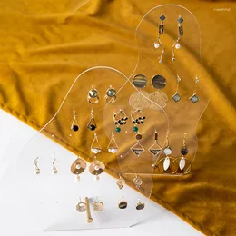 Sacchetti per gioielli Espositore per orecchini in acrilico Espositore per orecchini Scaffale in plastica Organizador De Joyas Cavalletto