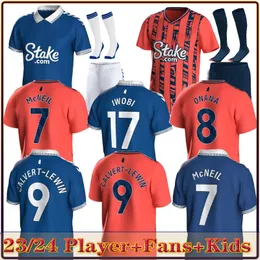 2023 2024 Soccer Jerseys James Richarlison Keane Davies Digne Uniforms Adult Kids Set Socks Full Set S-2XL 23 24 Football