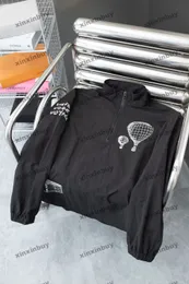xinxinbuy Men designer Coat Jacket Hot air balloon embroidery long sleeves women gray Black khaki apricot S-2XL