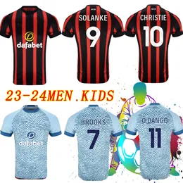 AFCB 2023 2024 Soccer Jerseys Kluivert Traore 23 24 Football Shirt Solanke Christie Lowe Billing Anthony Brooks Semenyo Cook Kelly Senesi Zabarnyi Kids Kit