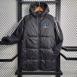 Club Social Y Deportivo Colo-Colo Men's Winter vadderad jacka Designer Jackor Down Parkas Bomull Förtjockad utomhus Leisure Sport varma rockar