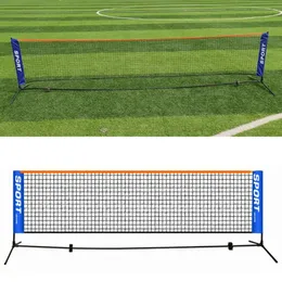 Badminton, pickleball tenis futbolu eğitimi için taşınabilir badminton tenis net spor net set 230907