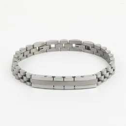 Strand qualidade garantida moda preto aço inoxidável grande corrente jóias pulseira de luxo para homem