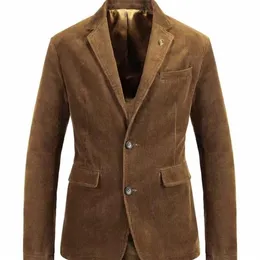 ICPANS Cord Männer Casual Blazer Marke Mode Männlichen Fit Dünne Jacke Mantel Männer Blazer Terno Masculino Vetement Homme LJ20122244I