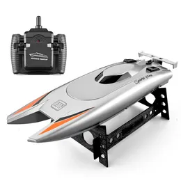 ElectricRC Barcos RC Barco Grande 24G 30Kmh Carreras de lanchas rápidas de alta velocidad con motor dual Control remoto a prueba de agua Juguetes para niños Regalo 230906