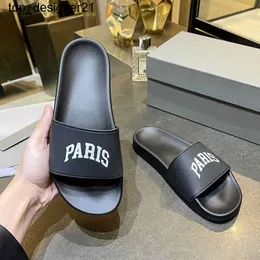 23ss Men Women's Slippers Sandals Mules Summer Pool Slide classic rubber Slipper Top Luxury Fashion brand Paris 3D embossing Ladies Beach womens Slippers