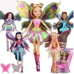 人形Believix Fairy Lovix Rainbowカラフルな女の子の人形のアクションフィギュアは、ギフトのための古典的なおもちゃで咲きます230906