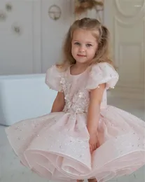 Sukienki dla dziewczynek Śliczne tiul tiul sukienka dla dziewczynek na urodziny niemowlę tutu imprezę imprezową sukienkę puchową spódnicę