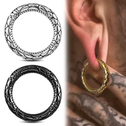 Labret läpppiercing smycken giga 2 st öronvikter rostfritt stål hoops för öronhängare pluggar tunnlar mätare 4g5mm stretching kit body 230906