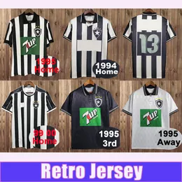 1994 1995 Botafogo Fr Retro Soccer Jerseys 1999 2000 Home Black White Away 3rd Football Shirt