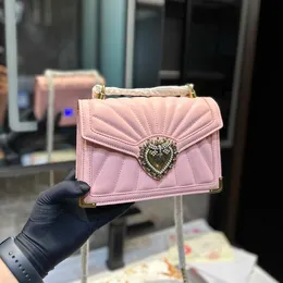 DG Designer Umhängetaschen Frauen rosa Taschen Brief D Umhängetaschen Hochwertiges Leder Luxus Handtasche G Weibliche Abend Messenger Geldbörsen