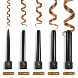 Curling ferros 5 em 1 ferro de ondulação do cabelo barril multifuncional rotativo profissional salão de beleza modelador de cabelo 230907