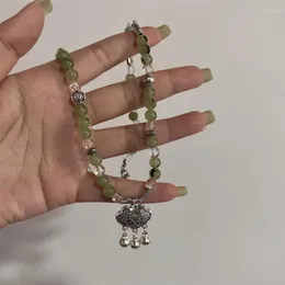 Choker Retro Resider Chain Light Luxury Women’s Jewelry Long Long Lock Lock Netclace Ins Advanced Advanced Girl Holiday Gifts