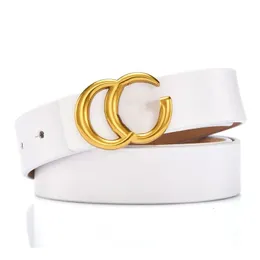 حزام المرأة الأعلى المصمم أحزمة G Buckle Leather