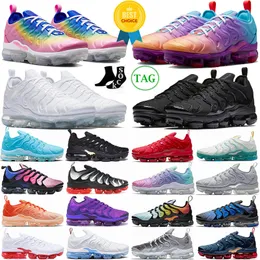 2024 vapores max plus Tn Mens Womens Running Shoes Triple Black White University Blue Since 1972 Coquettish Purple All Red Pastel Shark Hyper Sneakers
