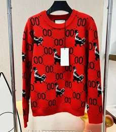 オートゥム冬の温かいジャンパーメンズセータースウール文字パターンニットプルオーバースウェットシャツの男性長袖セーター