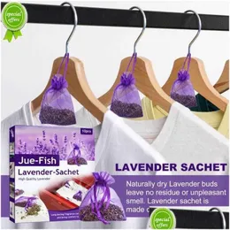 Fruktgrönsaksverktyg 10 Bagis1 Box Aromaterapi Bag Anti-Pest Air Lavender Garderobs garderob bil hängande doftande påse Fräsmare ho dhexm