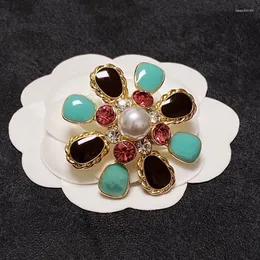 Brooches Delicate French Turquoise Pretty Elegant Brooch