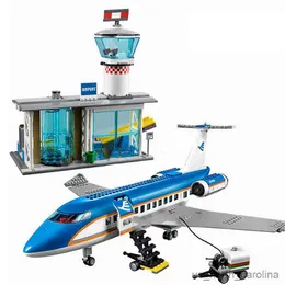 Blocos de avião tijolo blocos de construção kits avião de passageiros construção brinquedos compatíveis para crianças r230907