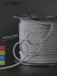 Gadgets ao ar livre Xinda ao ar livre 4mm paracord linha auxiliar de montanhismo 9 núcleo salva-vidas equipamento de corda segurança multifuncional 230906