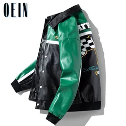 남자 재킷 Oein American Retro Baseball Jackets 남자 자수 코트 남자 y2k 거리 힙합 유니폼 커플 캐주얼 올 매치 재킷 230906