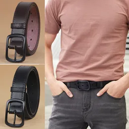 Cintura per giovani Cintura con fibbia ad ago Cintura da uomo larga per uomo d'affari Temperamento per ragazzo Moda versatile
