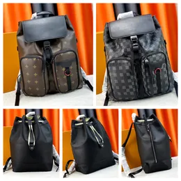 Modedesigner-Rucksack, Schwarz, Reiserucksack, Handtaschen, Herren, Damen, Lederrucksack, Schultasche, Leder, Luxustasche, klassisch, lässig, Wochenend-Reisetasche, Schultertasche