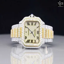 Fabricante directo de alta calidad Moissanite Diamond Stainls Steel Bling Ice out Luxury Diamond Hip Hop Two4BES