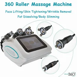 360 RF Roller LED Therapy Machine Anti Celulite Fat Dissolve Body Shaping Radiofrequency Skin Firming Face Lift Double Chin Redutor para SPA Salon Clinic