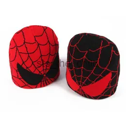 Berretti Beanie/Teschio Nuovo Cartoon Spider Berretti ricamati Cappello Uomo Inverno Autunm Caldo berretto lavorato a maglia Berretto in morbida lana Skullies Berretti Berretti Ragazzi Regali x0907 x0908