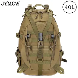 Plecak 40L Taktyczny plecak Sports Outdoor Travel Travel Training Turing Mountafleering Camuflage Wojskowy plecak duży plecak 230907