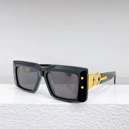 Gafas de sol para hombres y mujeres Verano Lujo 145A Diseñadores Estilo Anti-Ultravioleta Placa retro Cuadrado Marco completo Caja aleatoria 145