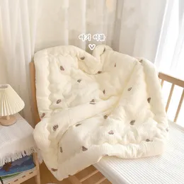 Одеяла MILANCEL, зимнее детское одеяло, детское шестислойное креповое хлопчатобумажное одеяло, толстое одеяло с кондиционером 230906