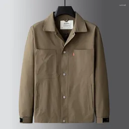 Męskie kurtki przyjazne Fahsion Suepr duża kurtka robocza moda swobodny płaszcz sprężyna i jesień plus size xl 2xl 3xl 4xl5xl 6xl 7xl 8xl