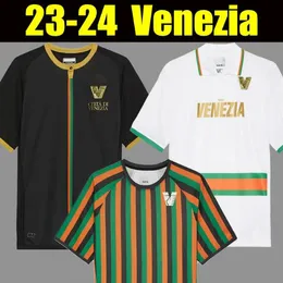 23 24 Venezia FC Soccer Jerseys Home White Third Blue 4th Red 10# ARAMU 11# Forte Venedig 2023 2024 Busio 27# Fotbollskjortor ADUKT Kids Kit Uniforms