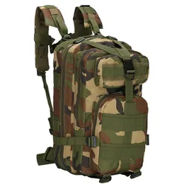 Atak plecak plecak na zewnątrz taktyczny plecak armia wojskowa Camo Assault Plecak Sportsak RucksAck Mountainering Torby podróżne 230907