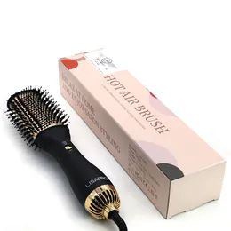 Secadores de cabelo LISAPRO OneStep Air Brush Volumizer PLUS 20 Secador e Styler Black Golden Curler 230906
