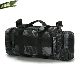 Backpack Outdoor Molle Camera Bag Camouflage Multifunction Pockets Army Tactical Running Camping Fishing Hiking Shoulder Sport Waist Pack 230907