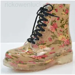 bottes de pluie Femmes bottes de pluie imperméable printemps automne chaussures botte de pluie femme bottines antidérapantes bottes en caoutchouc WSF02