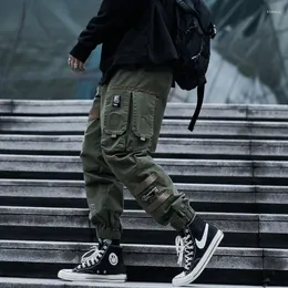 Męskie spodnie Nico Estrada calas de carga dos homens moda 2023bolsos laterais hip hop technologiczny joggers Masculino japons streetwear