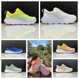 TOP High quality Hoka Shoes one one bondi 8 Clifton Runner Hoka Free Pepople Sneakers Hokas Carbon X 2 shadow triple black white harbor lunar rock women men go show shoes