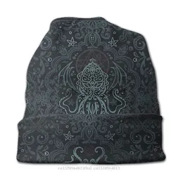 Beanie/Skull Caps Cool Bonnet Homme Cappello invernale caldo lavorato a maglia Cthulhu Mythos Lovecraft Horror Great Old Ones Skullies Berretti Berretti per uomo Donna x0907 x0908