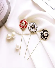 Moda Yeni Moda Çiçek Broş Pin Şal Tokalı İnci Pin Tip Korean Kelime Pin Aksesuarları Takı Broş9523919